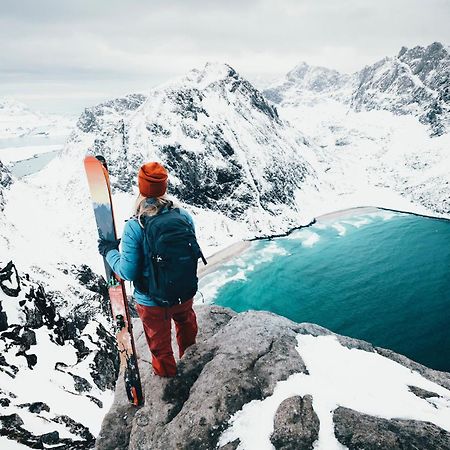New Luxury Cabin Near Henningsvaer Lofoten Kleppstad ภายนอก รูปภาพ