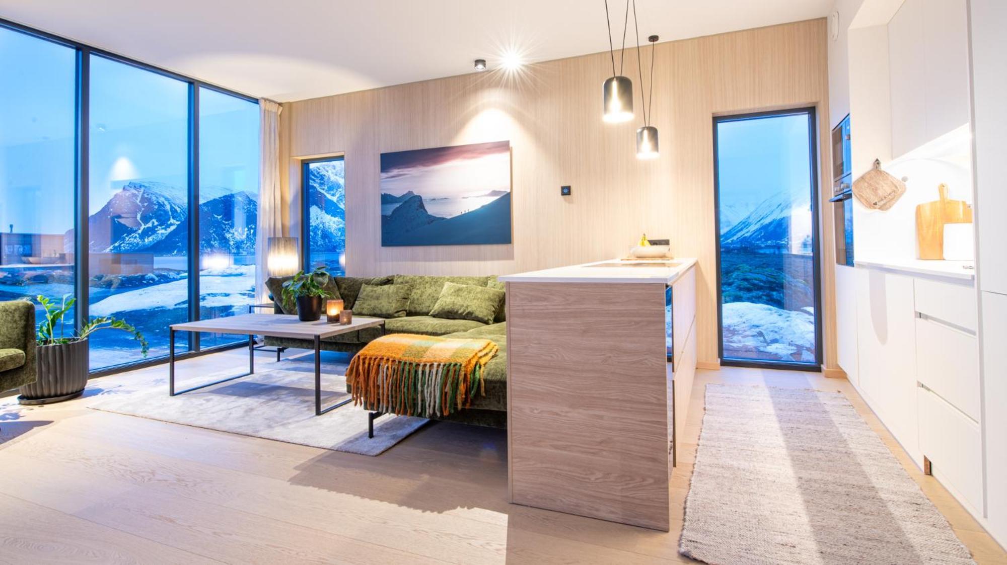 New Luxury Cabin Near Henningsvaer Lofoten Kleppstad ภายนอก รูปภาพ